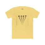 Eye Chart 'KOST' Graphic Tee — Vintage Optometrist Style Crewneck