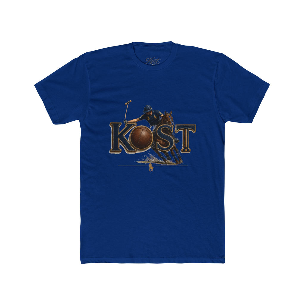 Polo Player 'KOST' Graphic Tee — Vintage Equestrian Polo Shirt