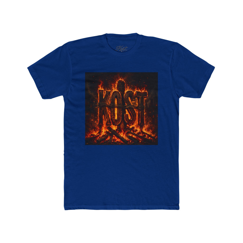 Crew Tee — 'KOST' Flaming Logo Graphic T-Shirt