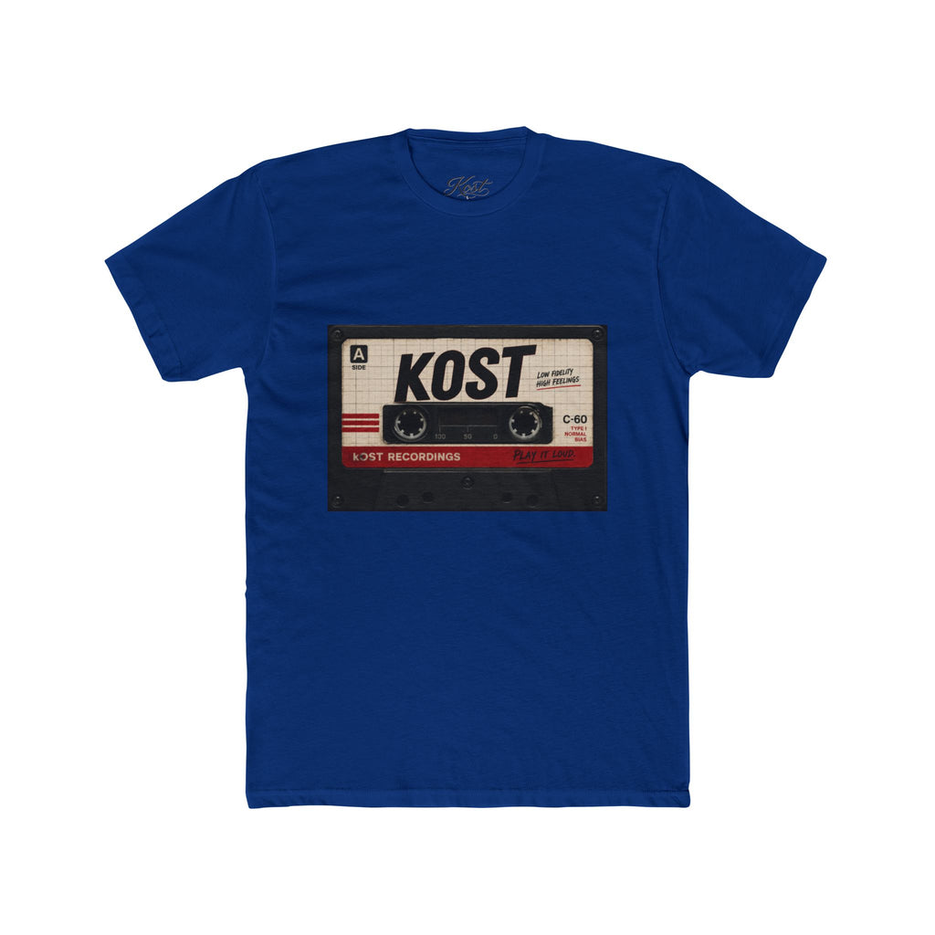 Retro Cassette Tape Tee — "KOST" Vintage Music T-Shirt