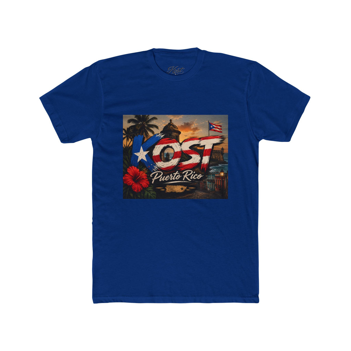 Puerto Rico Love Graphic Tee — 'PR' Flag Design with Old San Juan Vibes