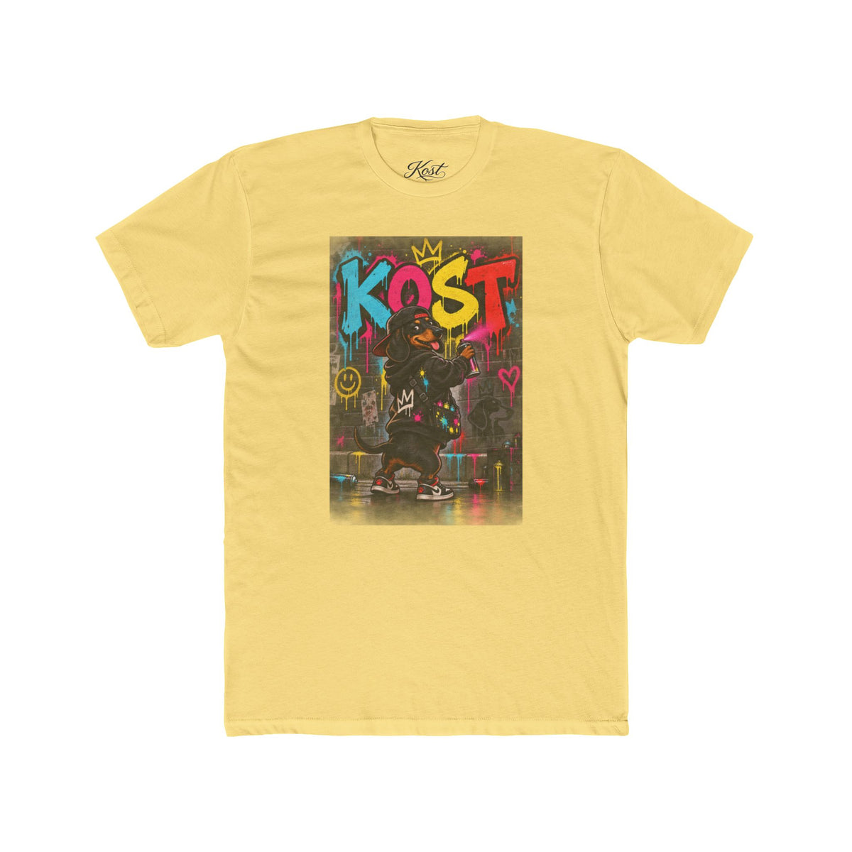 Graffiti Skate Tee — "Kost" Street Art Graphic T-Shirt