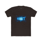 KOST Blue Burst Graphic Tee — Retro Tech Logo T-Shirt