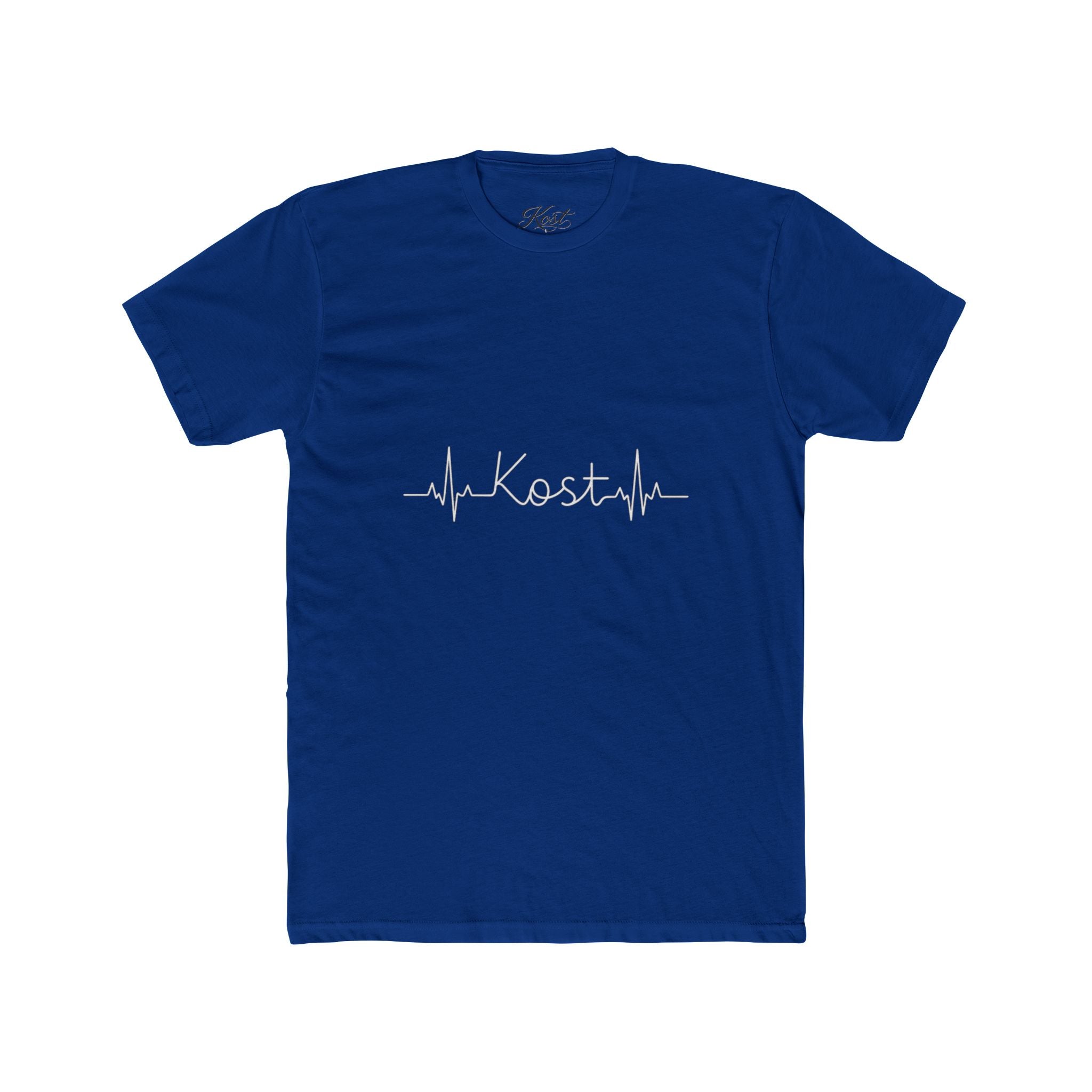 Kosta Heartbeat Tee — Minimal Name ECG Graphic T-Shirt