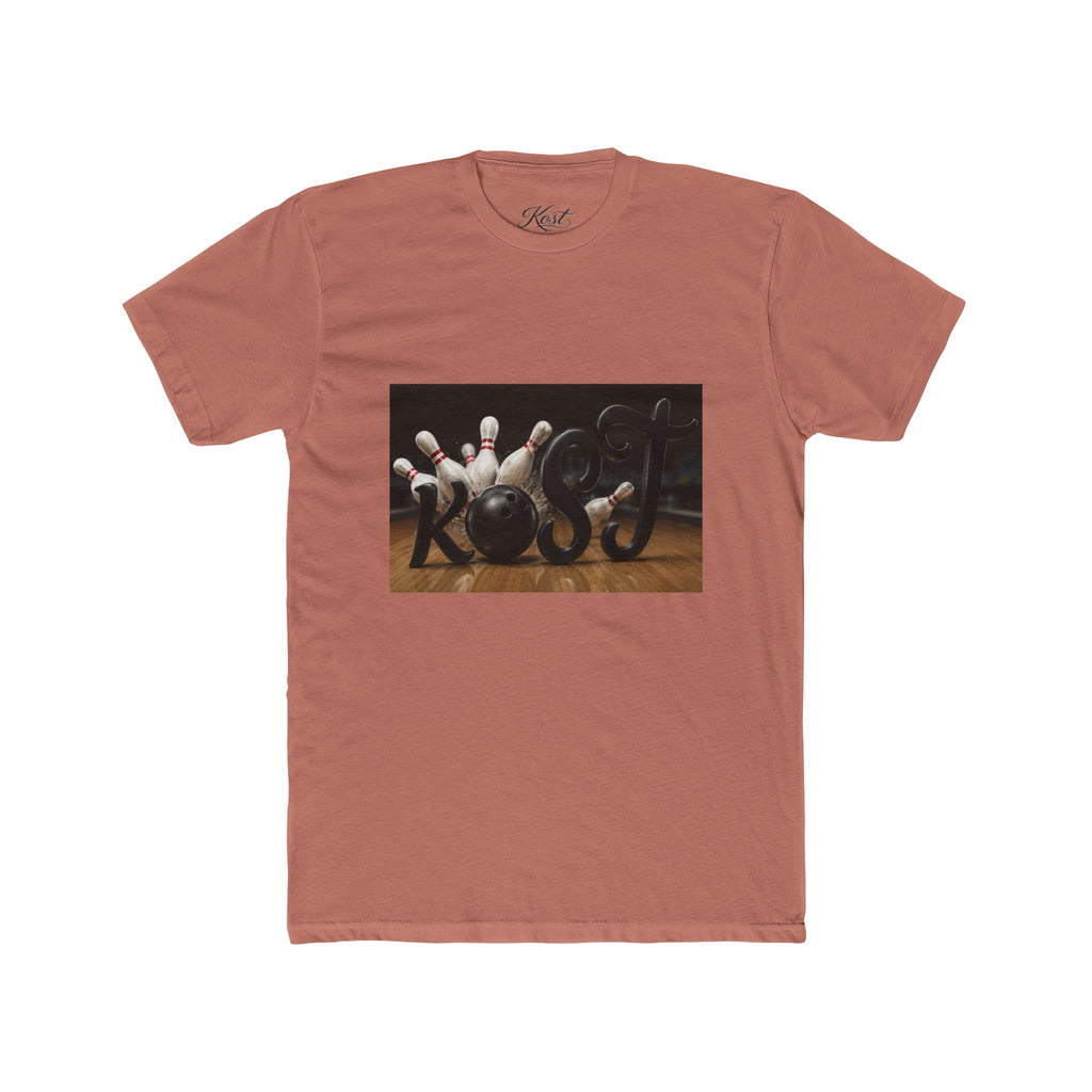 Bowling Strike T‑Shirt — Vintage Pins & Ball Graphic Tee for Bowlers