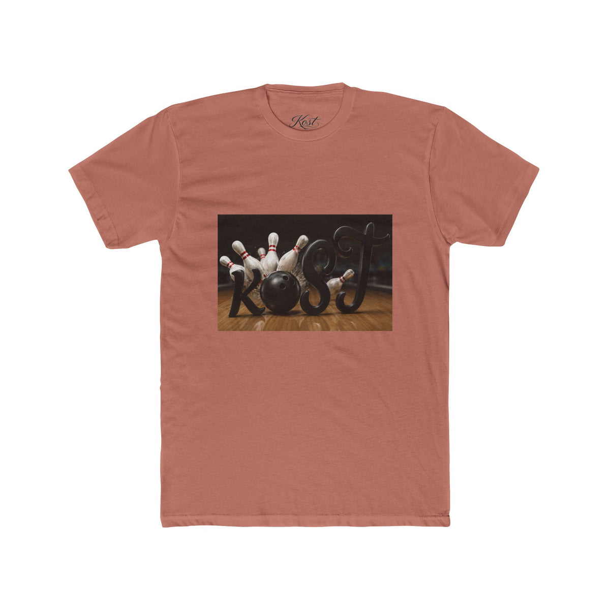 Bowling Strike T‑Shirt — Vintage Pins & Ball Graphic Tee for Bowlers