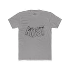 KOST Sketch Logo Tee — White Cotton Graphic T‑Shirt
