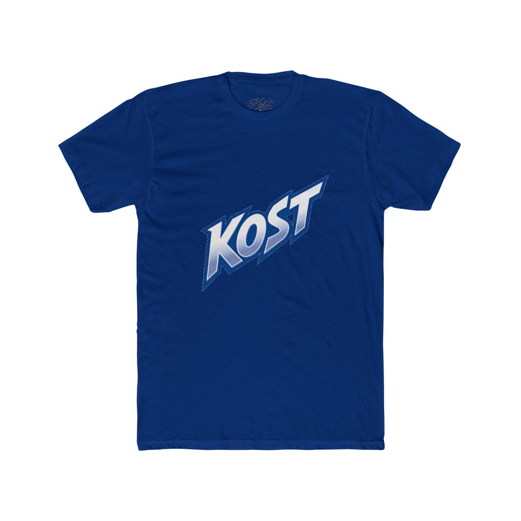 KOST Logo T‑Shirt — Retro Blue Athletic Graphic Tee