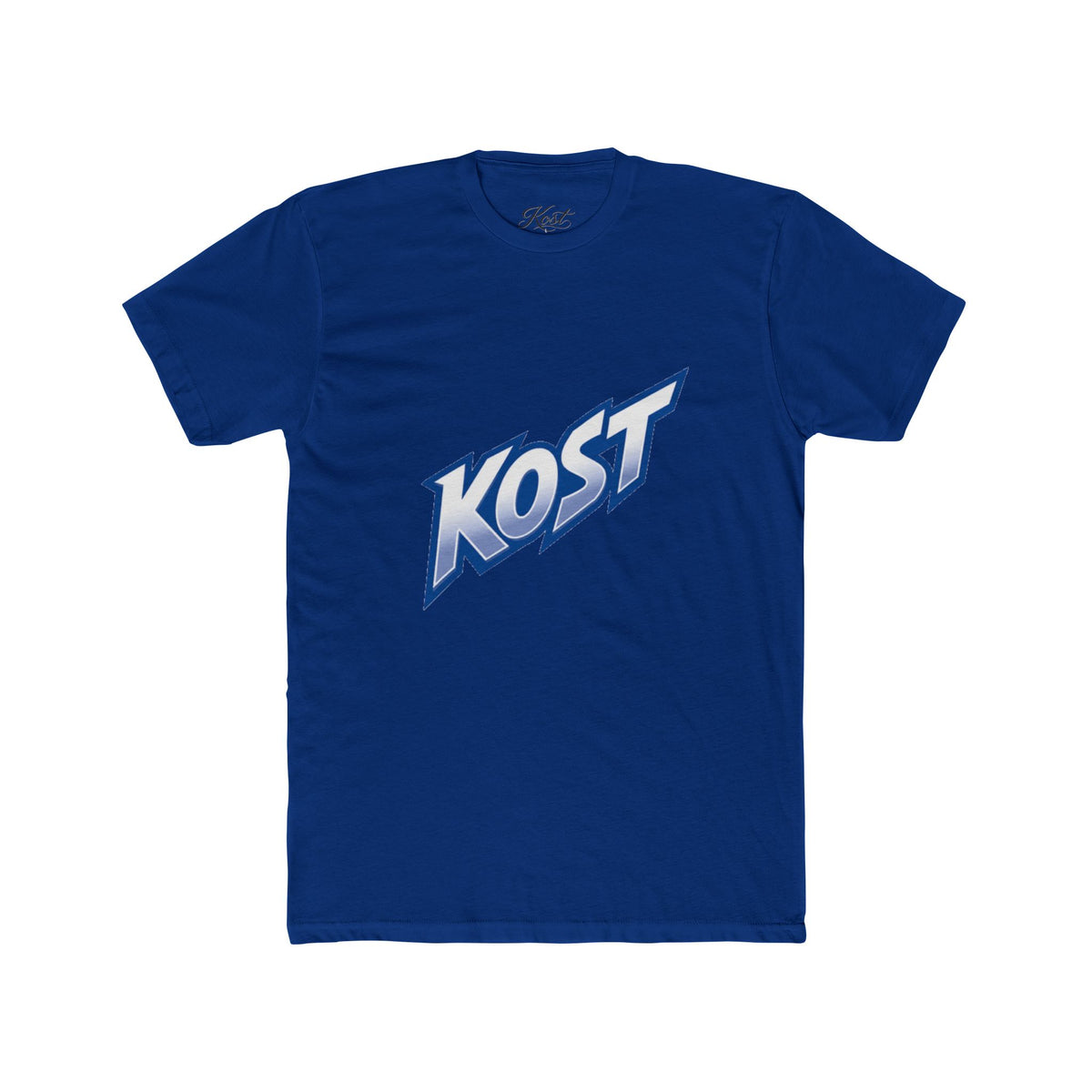 KOST Logo T‑Shirt — Retro Blue Athletic Graphic Tee