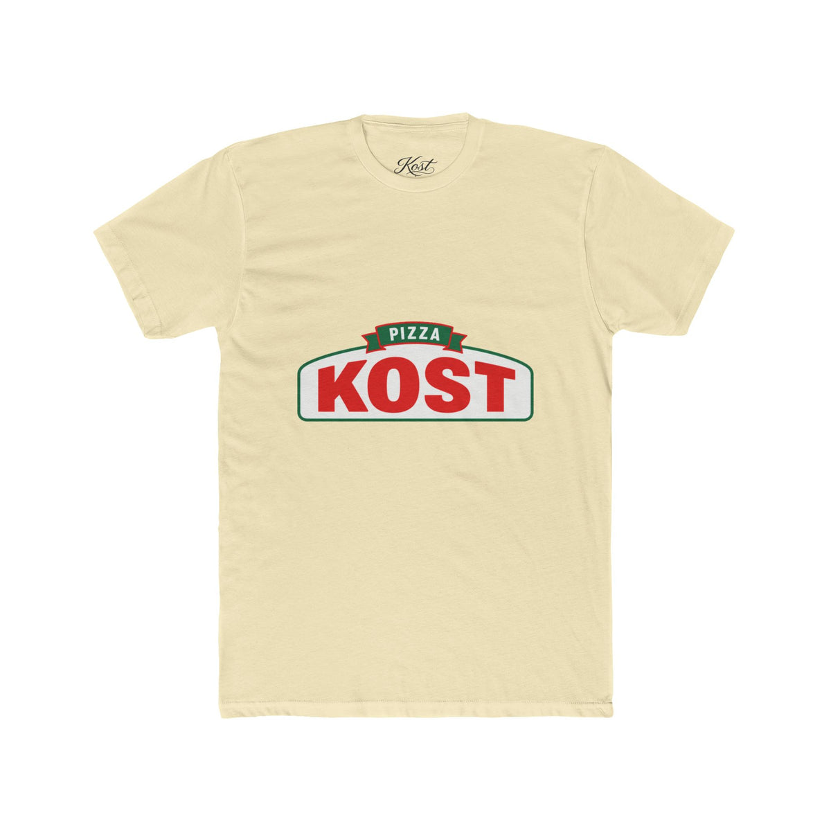 Pizza Kost Logo Tee — Vintage-Inspired Pizza Shop T-Shirt