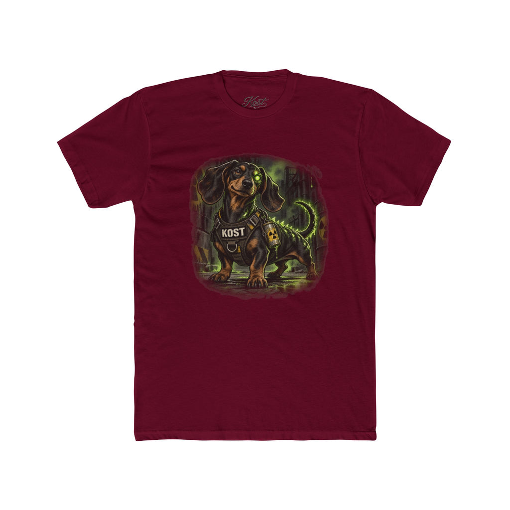 K9 Dachshund Guardian Tee — 'K9ST' Neon Dog Lover T-Shirt