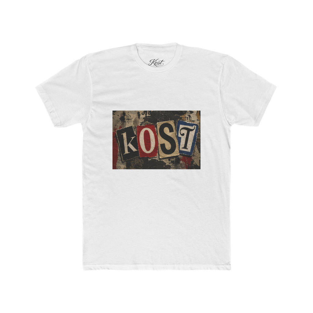 KOST Vintage Collage Tee — Retro Ransom-Style Graphic T-Shirt