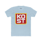Vintage Retro Logo Tee — "KOST" Bold Square Graphic T-Shirt