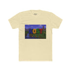 KOST Minecraft-Style Graphic Tee — Colorful Block Letter Landscape Shirt