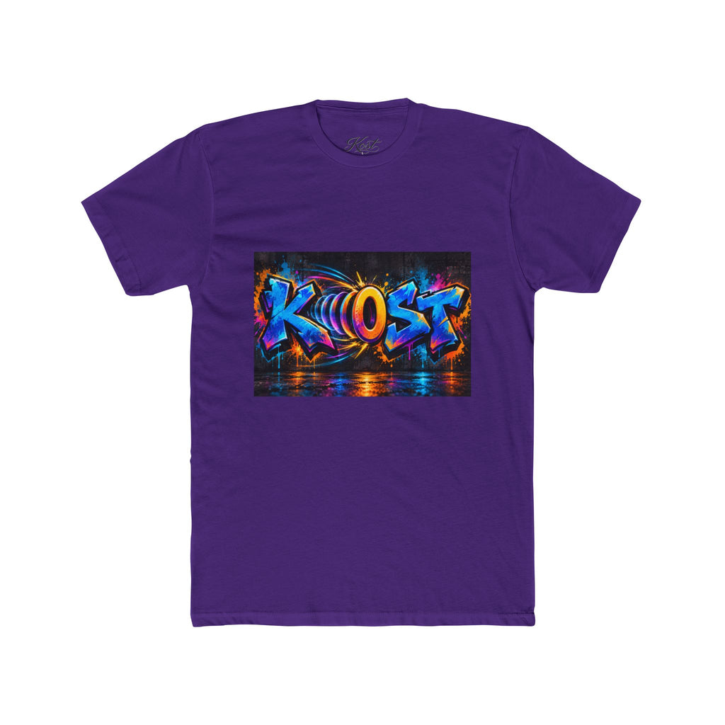 Graffiti 'KHOST' Art Tee - Vibrant Urban Streetwear Crewneck