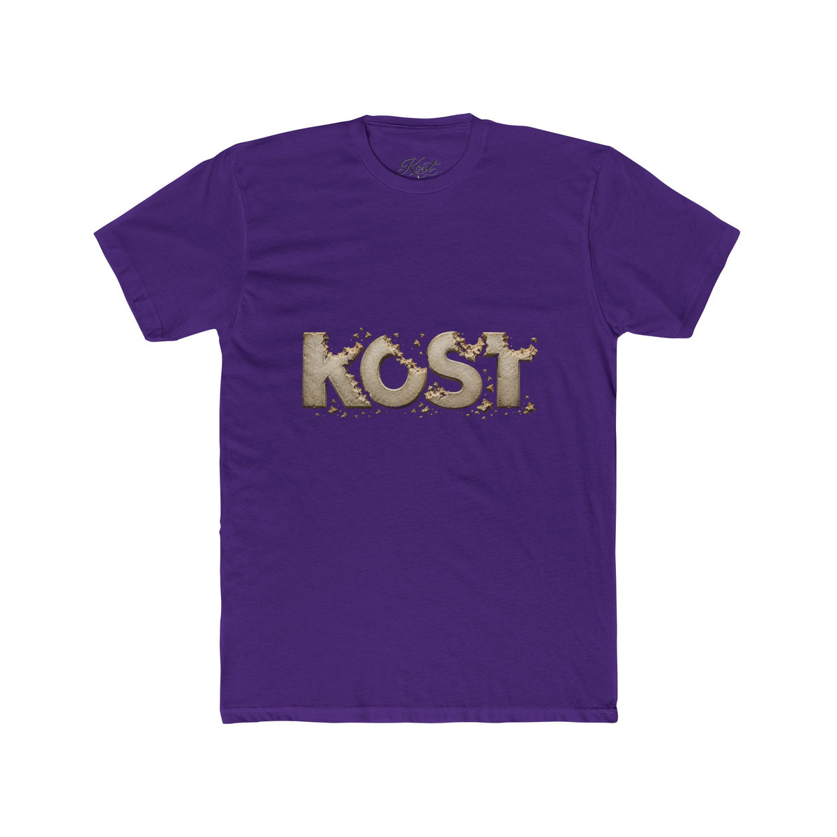KOST Logo Tee — Distressed Vintage Lettering Cotton T-Shirt