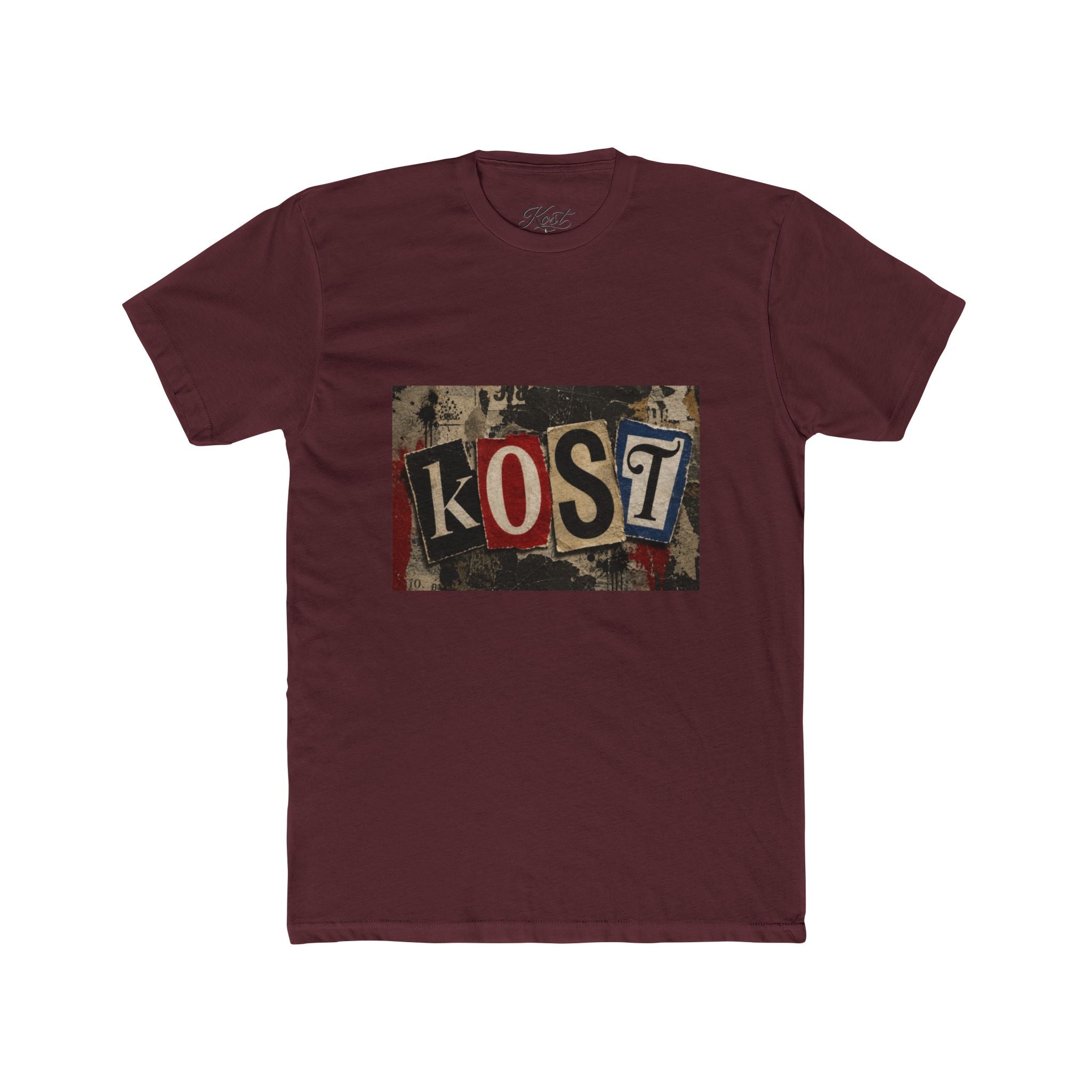 KOST Vintage Collage Tee — Retro Ransom-Style Graphic T-Shirt