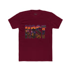 KOST Sunset Graphic Tee — Bold City Name Lettering T-Shirt