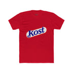 Kost Logo Tee — Retro Red & Blue Script T‑Shirt