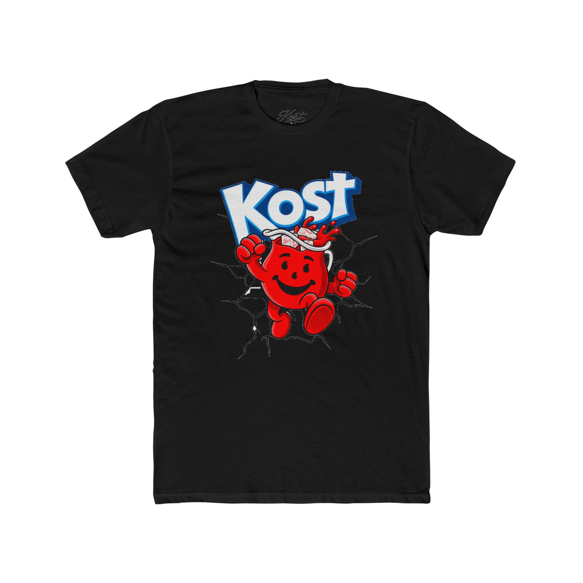 Kost Kool-Aid Inspired Retro Tee — Red Character Breakthrough Graphic T-Shirt