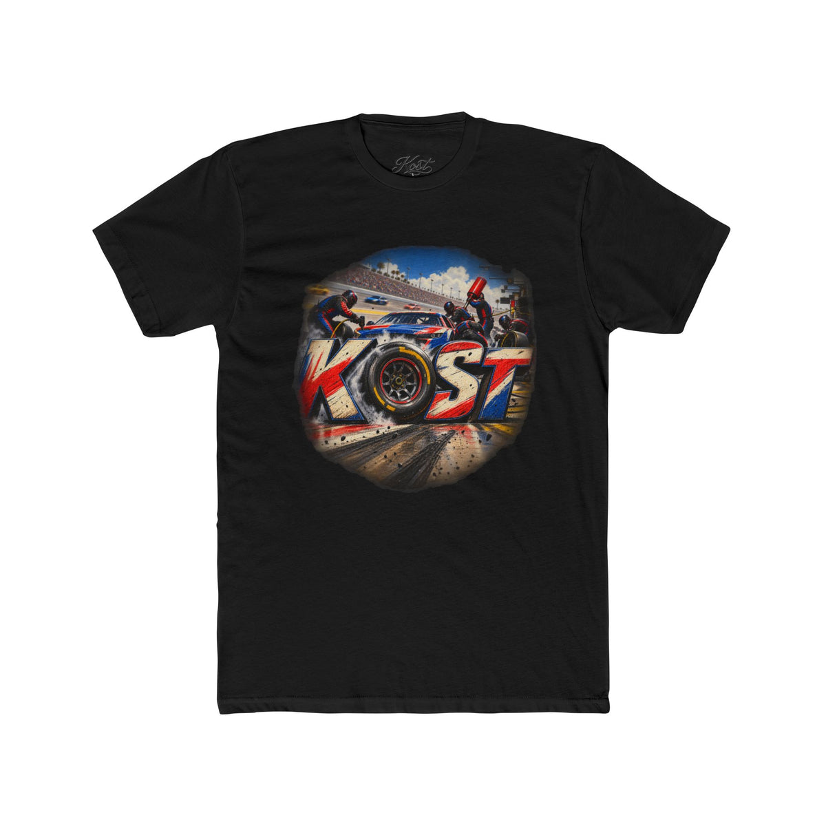 KOST Racing Motorcycle Tee — Vintage Track Bike Graphic Shirt