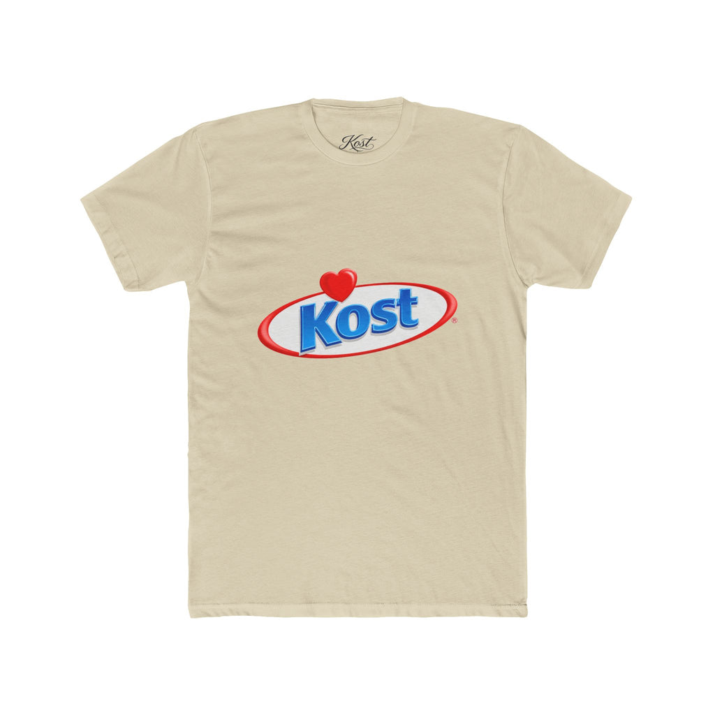 Kost Logo Tee — Retro Heart Emblem Graphic T‑Shirt