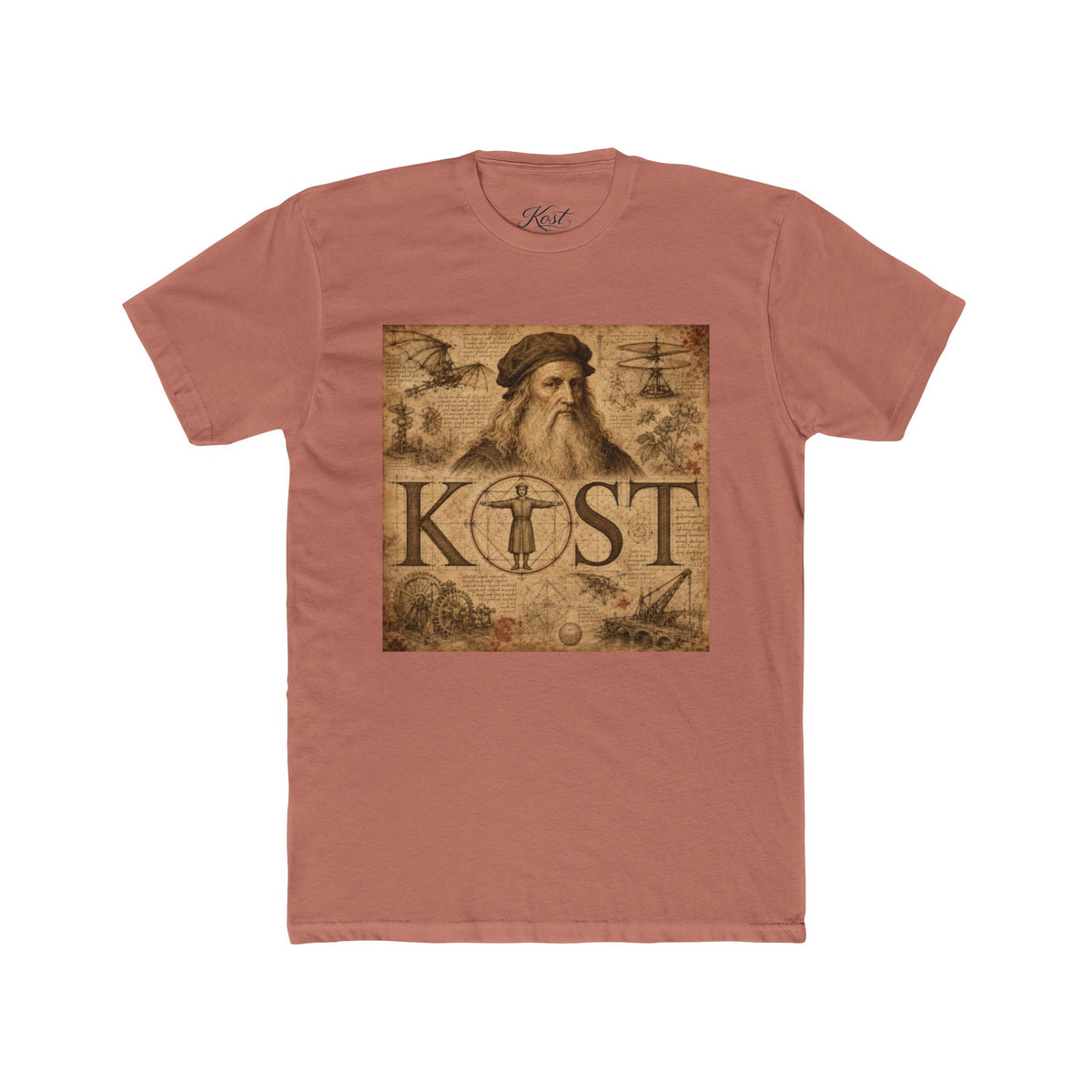 Leonardo Inspired 'KOST' Vintage Art Tee