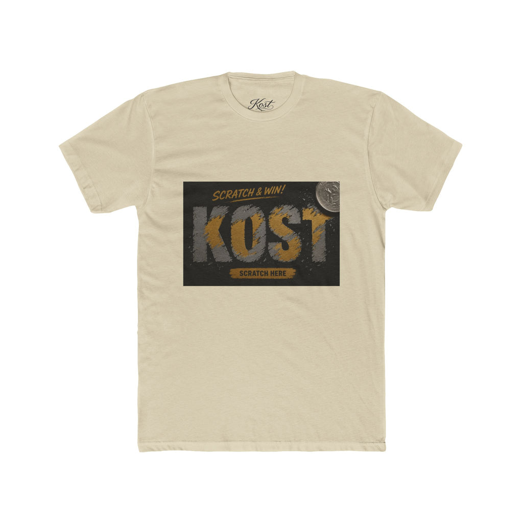 Kost Scratch & Win Graphic Tee — Retro Lottery Ticket Design