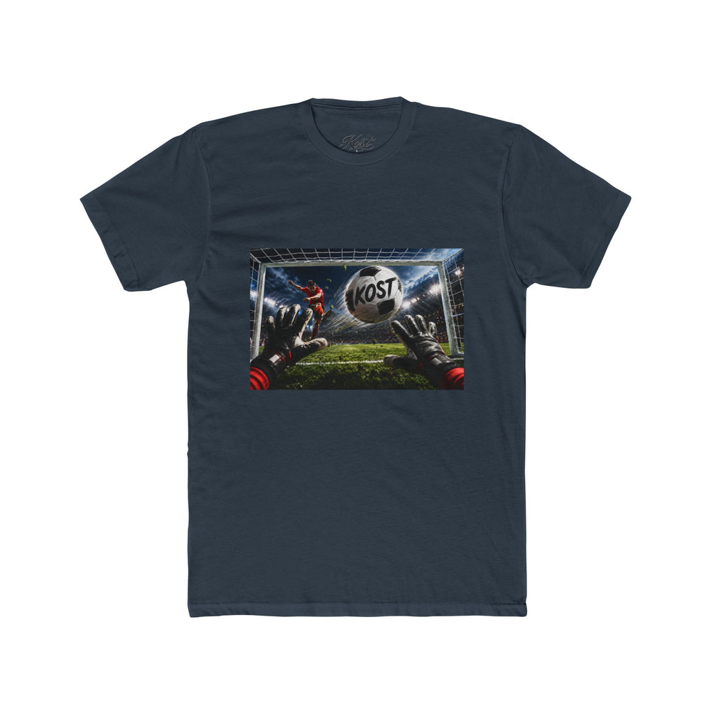 Soccer Goalkeeper Catch T‑Shirt — 'KOST' Stadium Football Tee