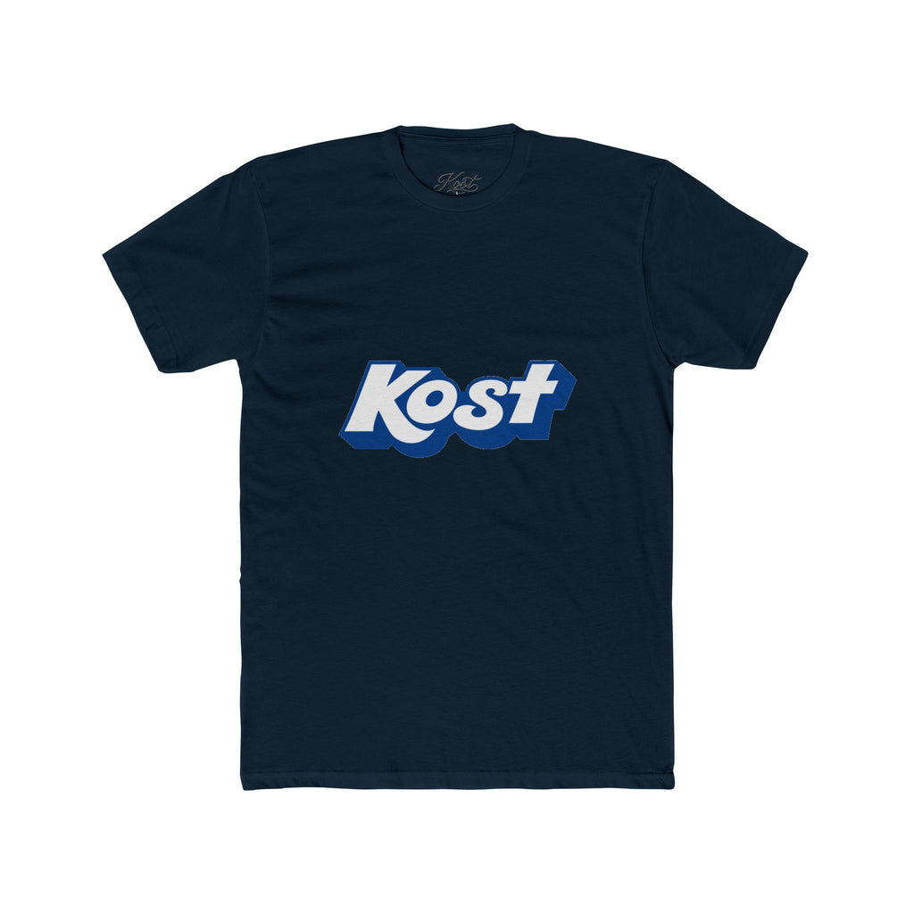 Kost Retro Logo Tee — Vintage Blue Graphic T-Shirt