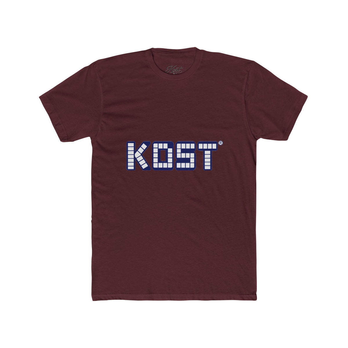 KOST® Retro Grid Logo Tee - Graphic Cotton T-Shirt