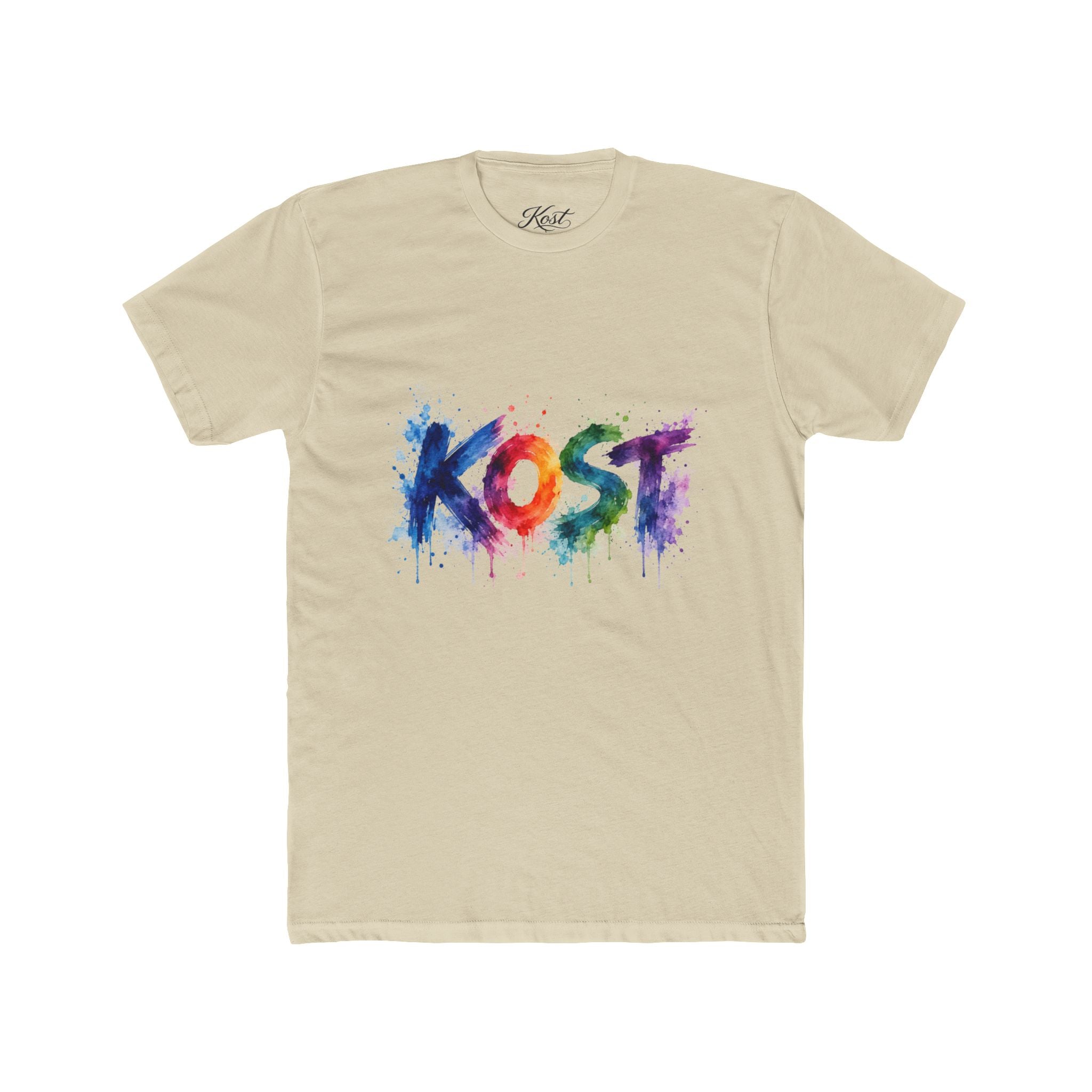 KOST Color Splash Tee — Rainbow Paint Drip Graphic T-Shirt