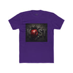 Lost Red Apple Graphic Tee — Distressed Dark Art T‑Shirt