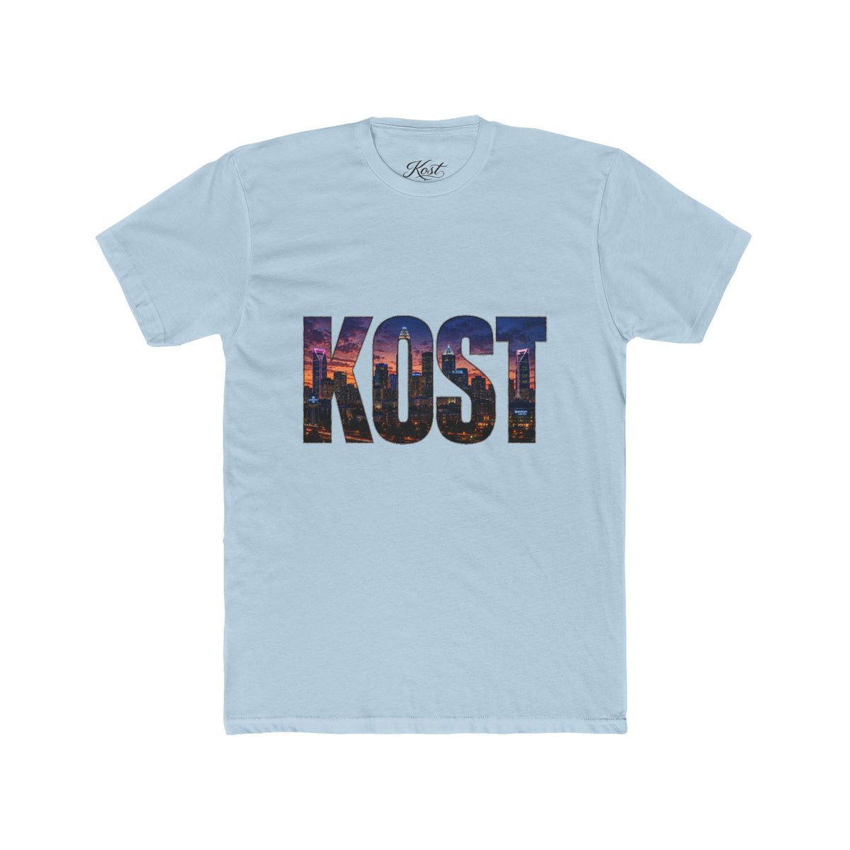 KOST Skyline T-Shirt — Cityscape Lettering Crew Tee