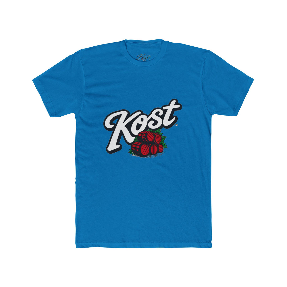 Kost Script Logo T‑Shirt with Strawberry Graphic