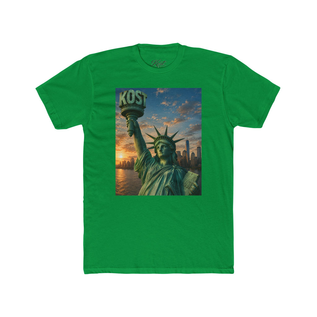 Statue of Liberty Sunset T‑Shirt — NYC Skyline Graphic Tee