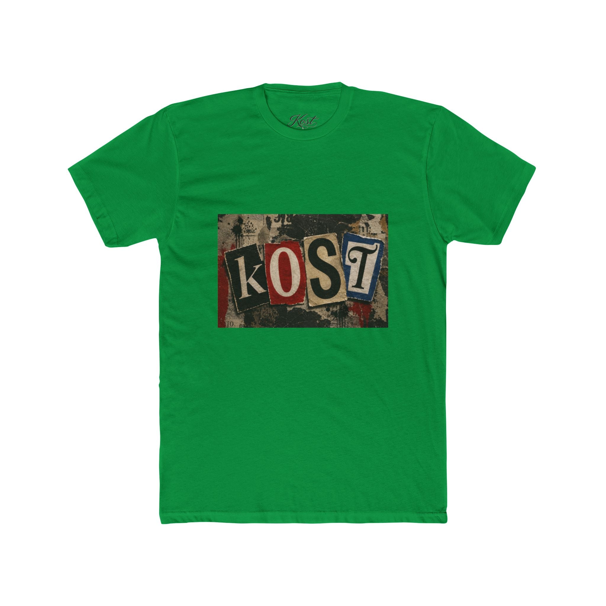 KOST Vintage Collage Tee — Retro Ransom-Style Graphic T-Shirt