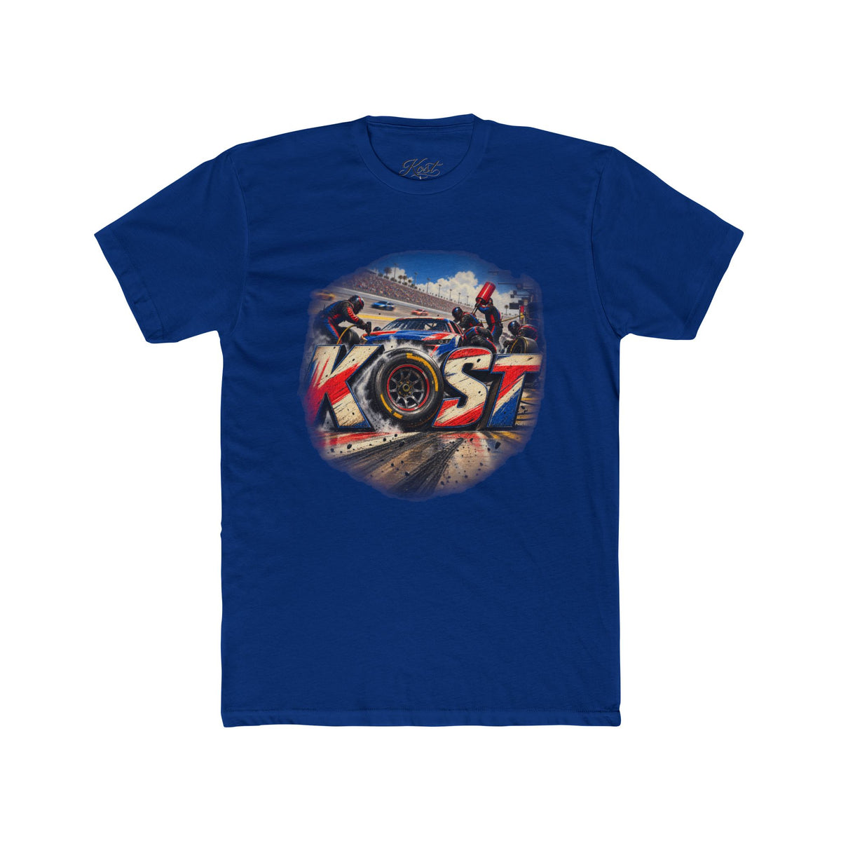 KOST Racing Motorcycle Tee — Vintage Track Bike Graphic Shirt