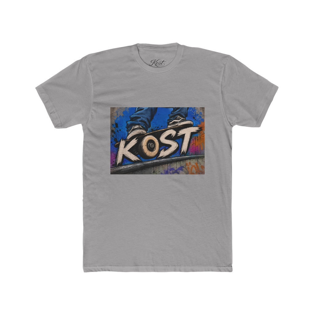 Kost Skateboard Graphic Tee — Retro Street Art Skate T-Shirt
