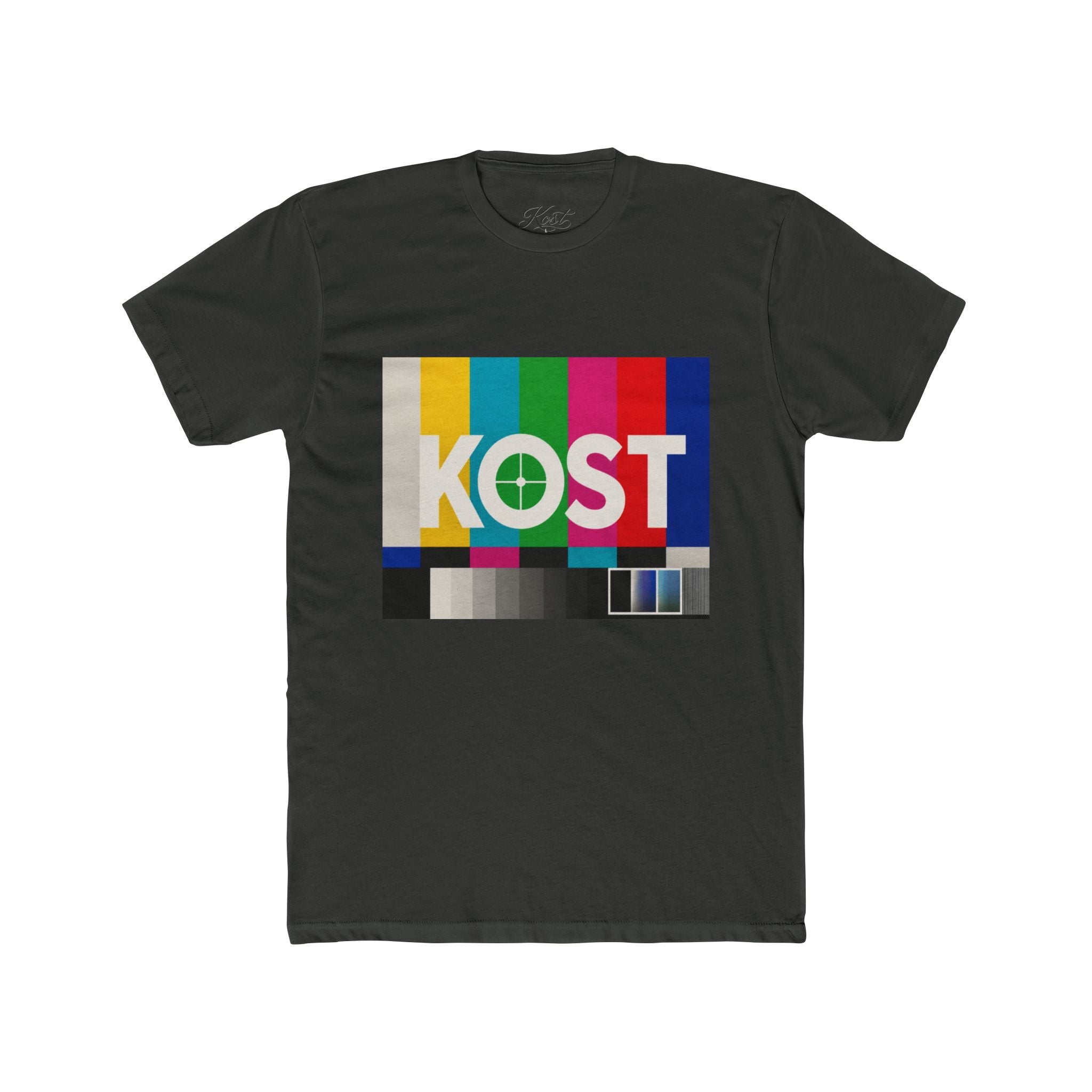 KOST Vintage TV Test Pattern Tee — Retro Broadcast Graphic T-Shirt