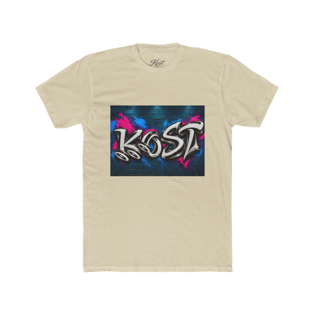 Graffiti 'KOST' Crew Tee — Urban Street Art Graphic T-Shirt