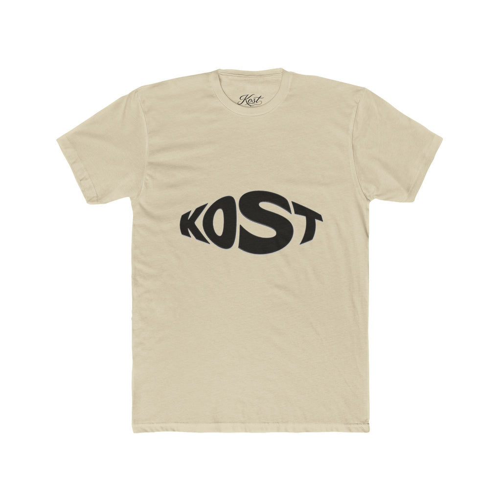 Kost Logo Tee — Minimal Black Graphic Cotton T-Shirt