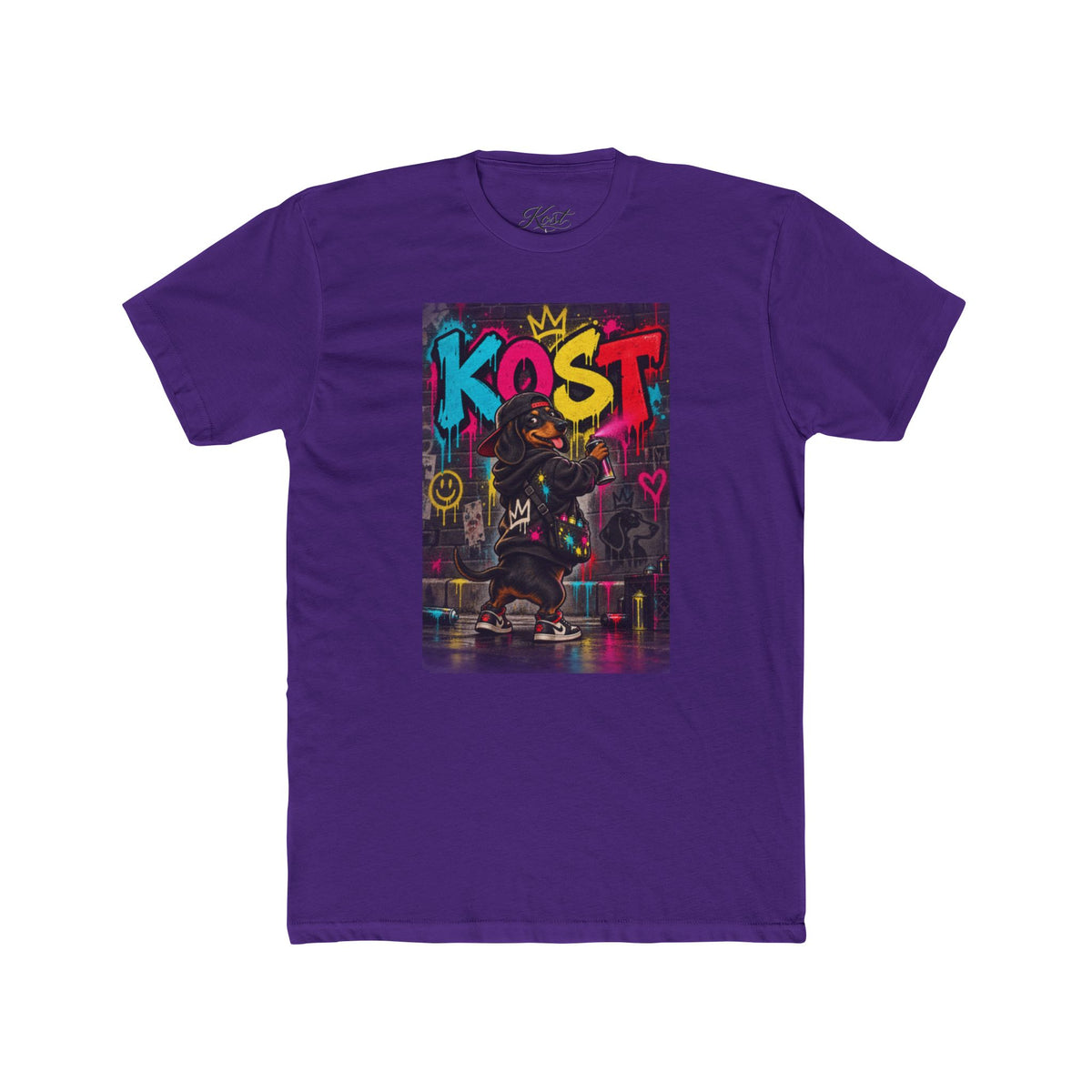 Graffiti Skate Tee — "Kost" Street Art Graphic T-Shirt
