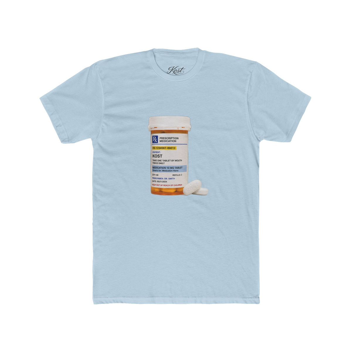 Prescription Pill Bottle Graphic T-Shirt