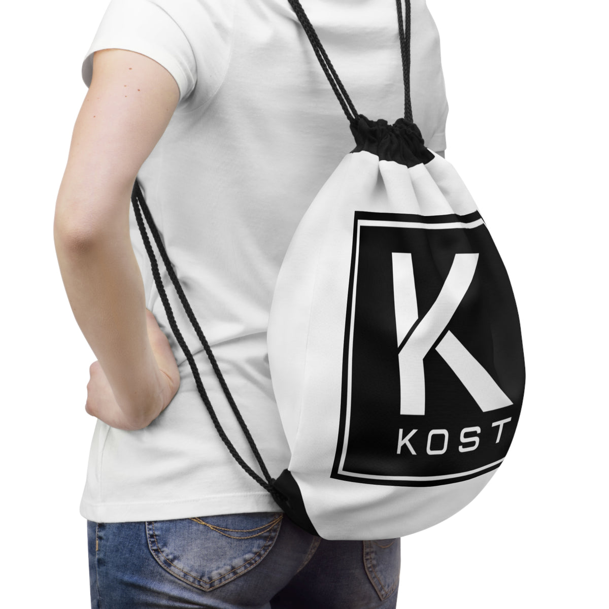 KOST Logo Drawstring Bag