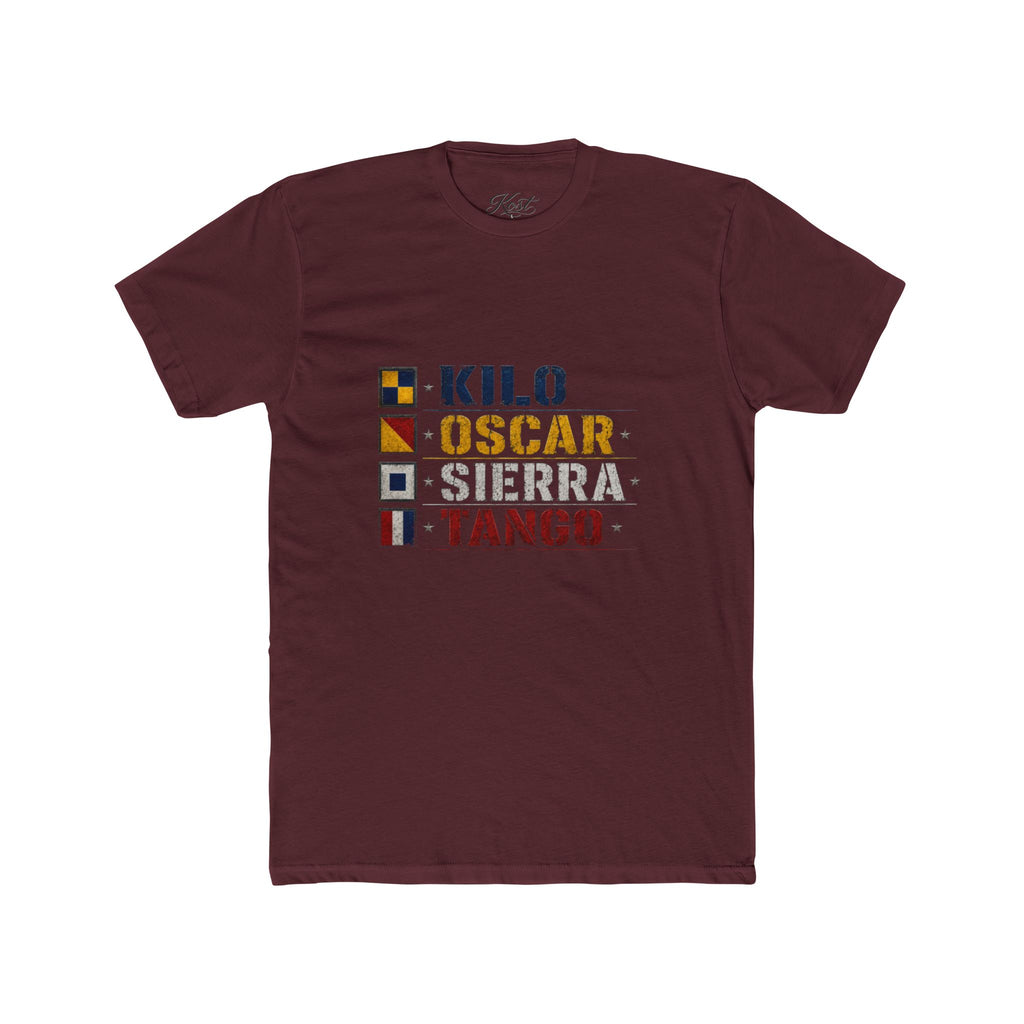 Kilo Oscar Sierra Tango Aviation Phonetic Alphabet T-Shirt