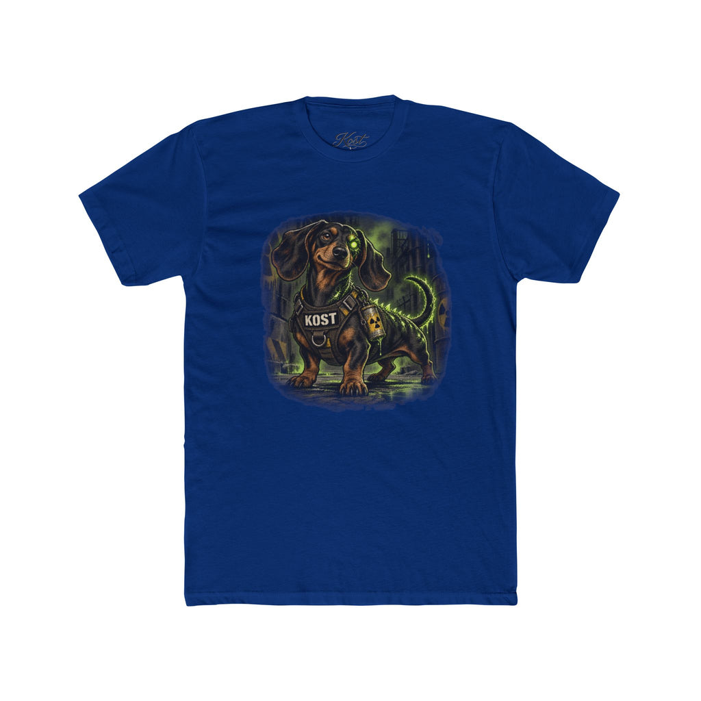 K9 Dachshund Guardian Tee — 'K9ST' Neon Dog Lover T-Shirt