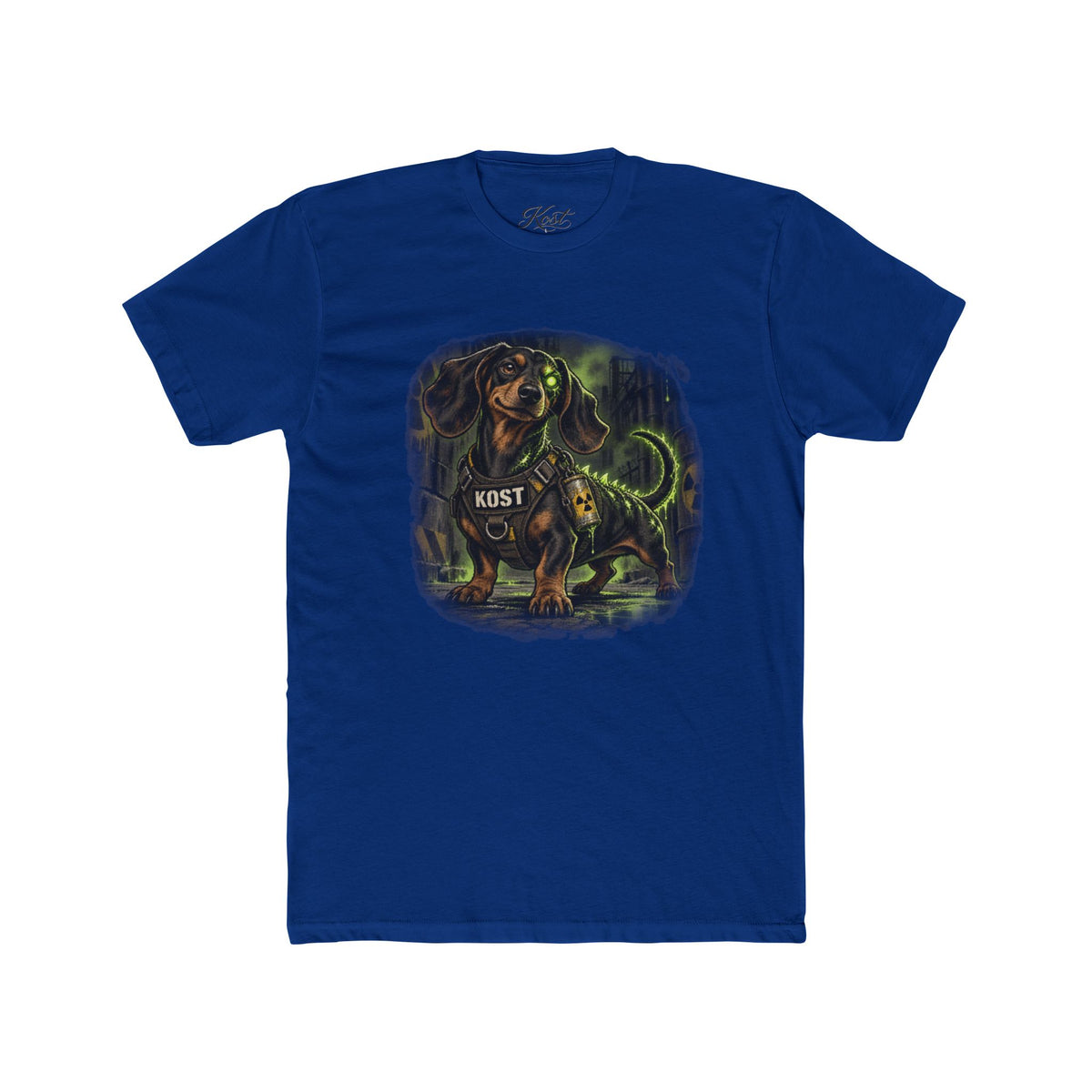 K9 Dachshund Guardian Tee — 'K9ST' Neon Dog Lover T-Shirt
