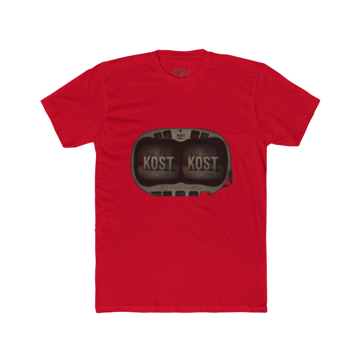 KOST Retro Camera Tee — Vintage Viewfinder Graphic Crew T-Shirt