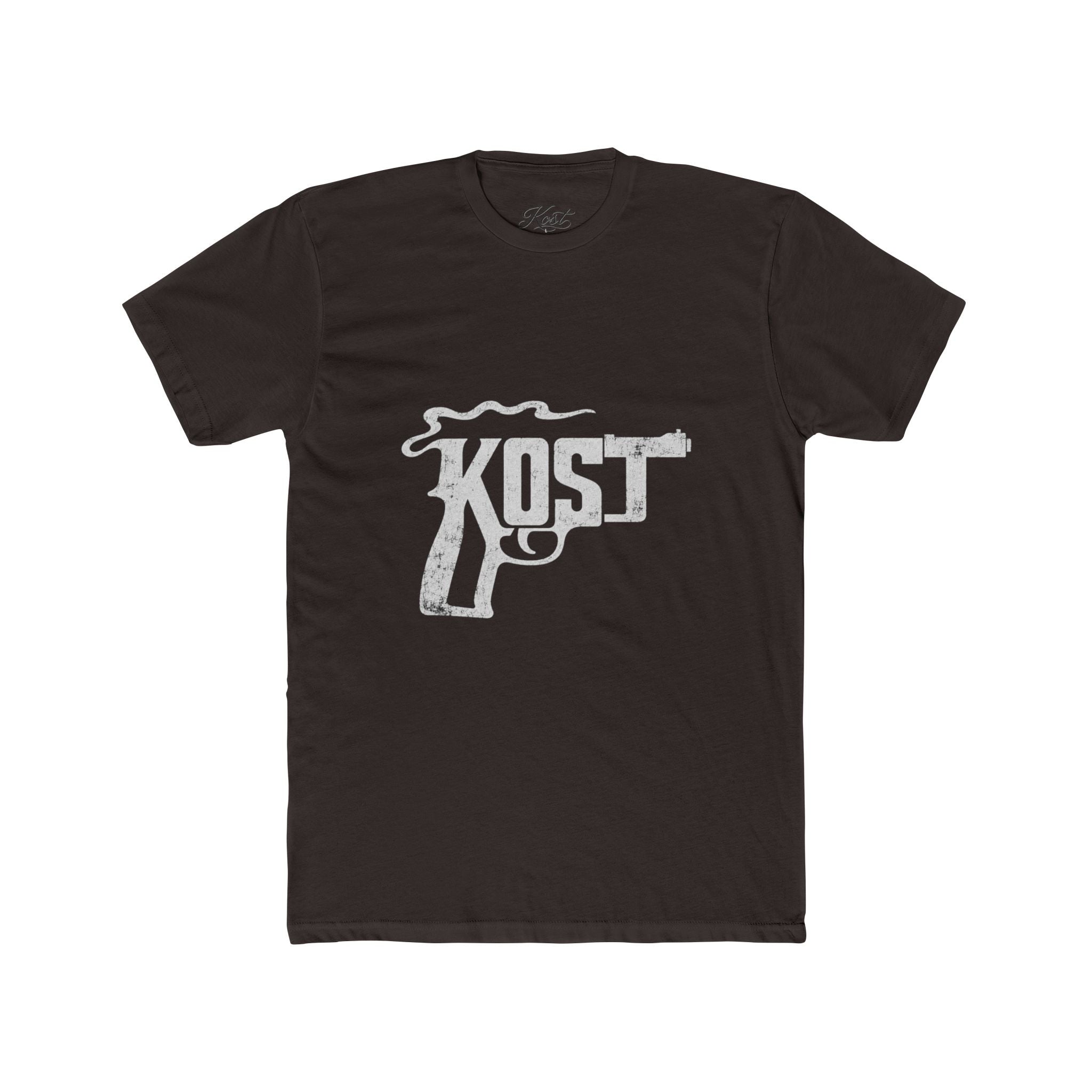 Kost Revolver Graphic Tee — Vintage Gun Logo T-Shirt